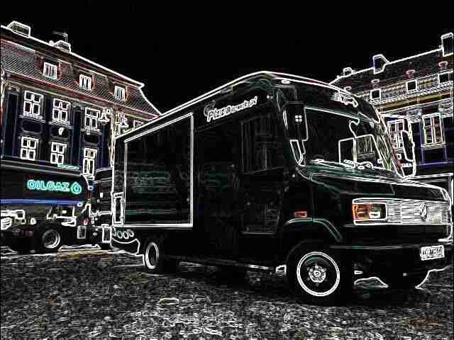 Food Truck, Pizza Truck, Verkaufswagen•Verkaufsmobil, Imbisswagen