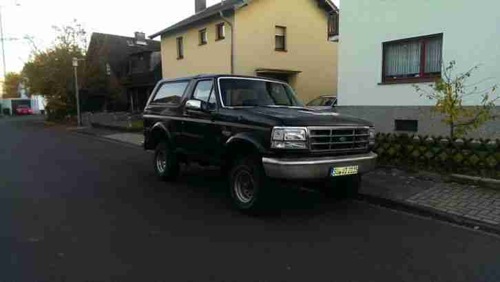 Ford Bronco XLT 5, 8l V8 mit LPG 121000mls Tüv bis 12.2016 4x4 LKW Zulassung
