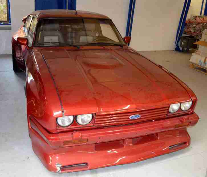 Ford Capri III 2, 8I Bj. 10 1982 Rot Breitbau BBS