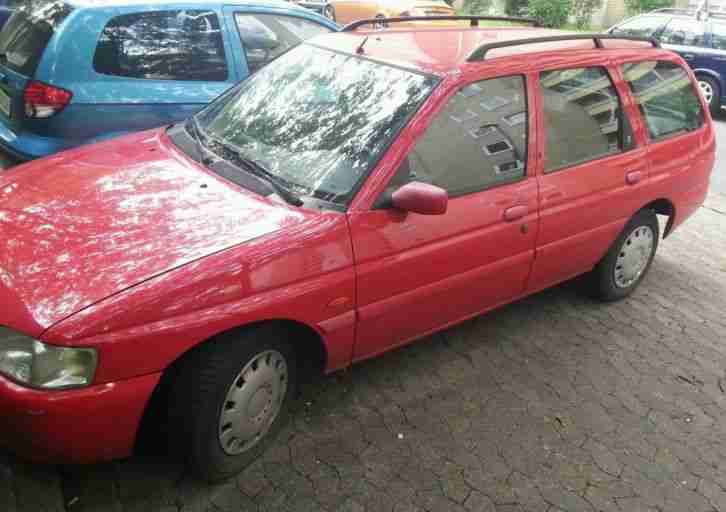 Ford Escort EZ 1996 Turnier Kombi rot Servo usw Schlachtfest