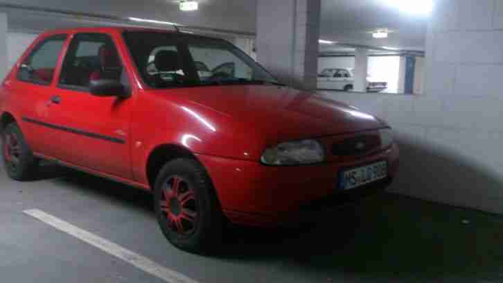 Fiesta MK4 in rot mit Tüv, Radio, Klima und einige