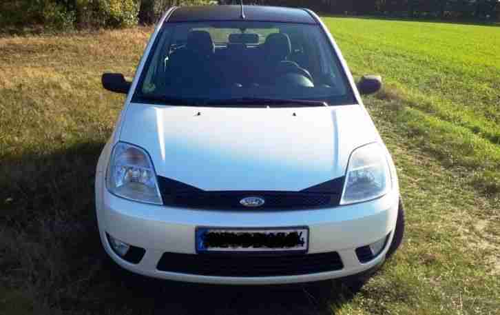 Ford Fiesta TDCI Diesel-Serviceheft gepflegt-perlmutweiss foliert