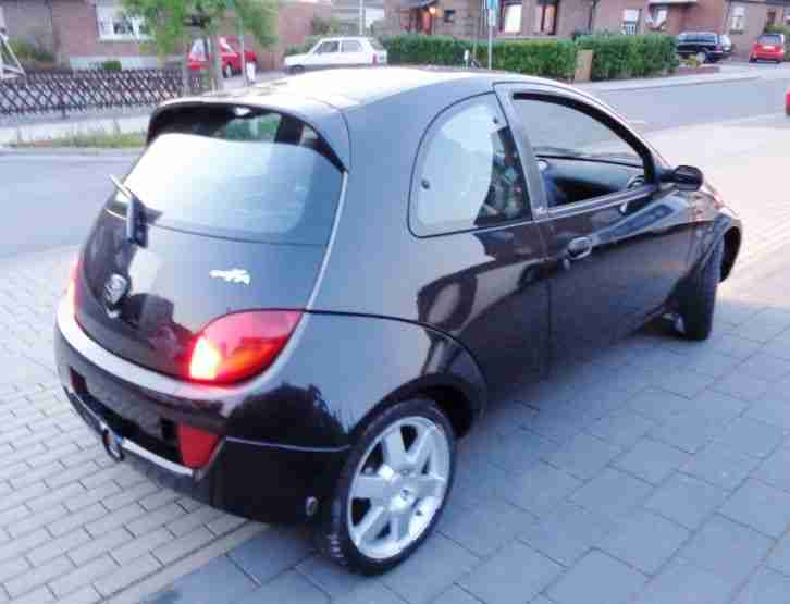 Ford Ka Wolf Sport Black Edition mit Klima,Sportfahrwerk,Leder usw.Tüv bis 2/017