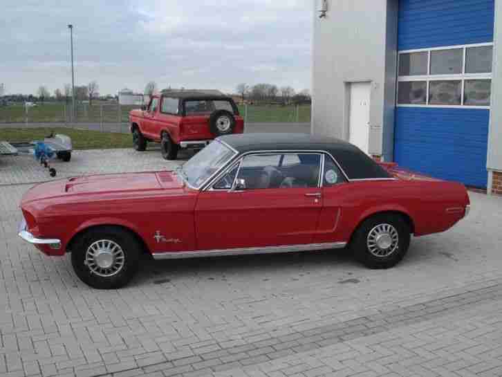 Ford Mustang 68er Hardtop Coupe In Rot