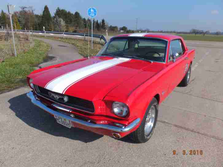 Ford Mustang Coupe 1966, 289 cui, V8, 230 PS, H Zul., Top Zustand