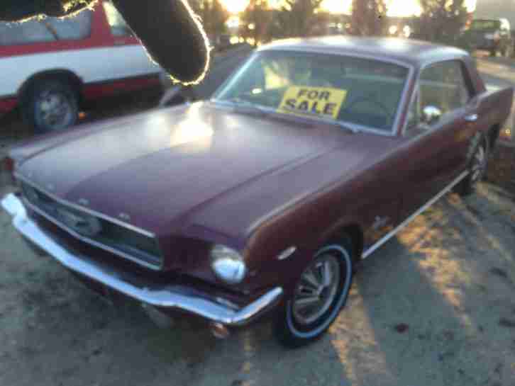 Ford Mustang Coupe 1966 V8 289 automatic CHICAGO USA we