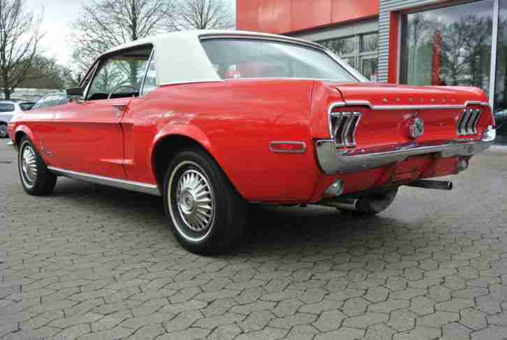 Ford Mustang Coupe 1968 V8 289cui Servo Automatik Doppelrohr