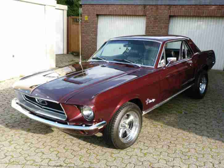 Ford Mustang Coupe 302 cui V8 Bj 1968 , über 90 Bilder in der Auktion