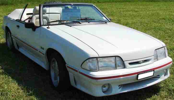 Ford Mustang GT Cabriolet 1988 mit Handschaltgetriebe