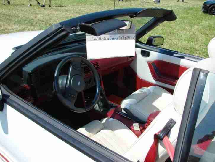 Ford Mustang GT V8 Cabriolet 1988 mit 5 lt. V8 Motor, Handschaltgetriebe & Klima