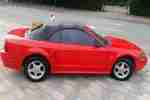 Ford Mustang! Schaltgetriebe! ROT! Cabrio! Original