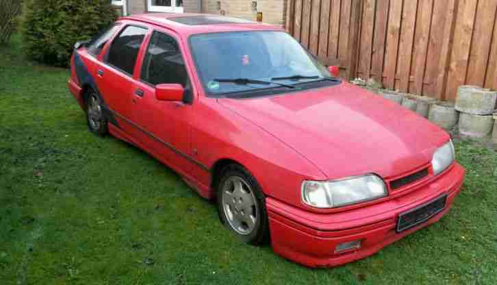 Ford Sierra 2.0 L DOHC Rot Tüv AU 11 2015 RS Spoilerpaket Alu Euro 2 no Cosworth