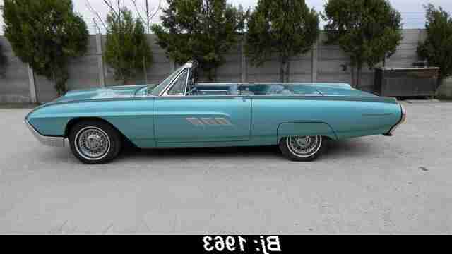 Ford Thunderbird 1963 oldtimer cabrio