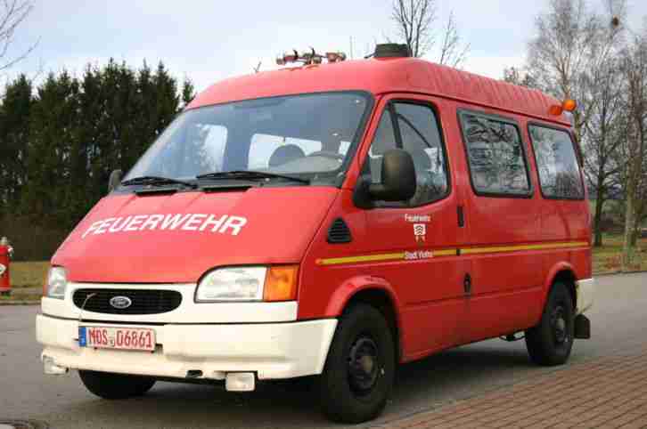 Ford Transit Feuerwehr 1.Hd., Diesel, 8 Sitzpl., AHK,