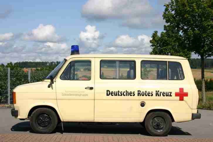 Ford Transit original DRK Schnelleinsatzfahrzeug Oldtimer