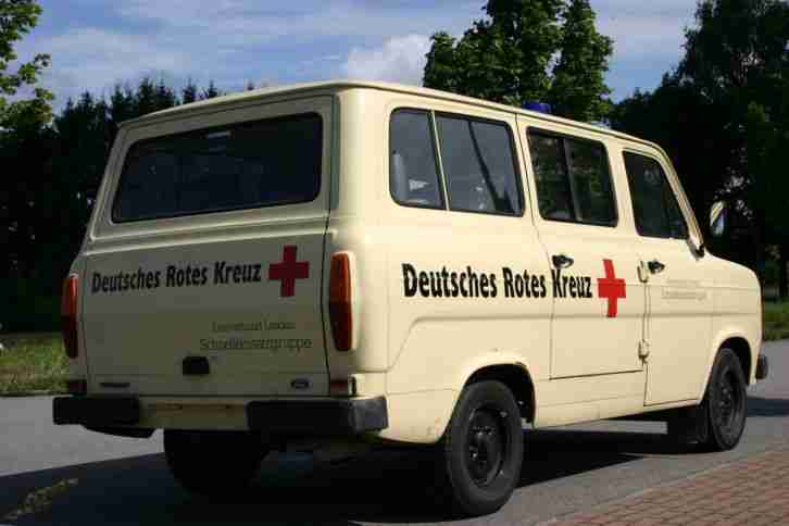 Ford Transit original DRK Schnelleinsatzfahrzeug Oldtimer