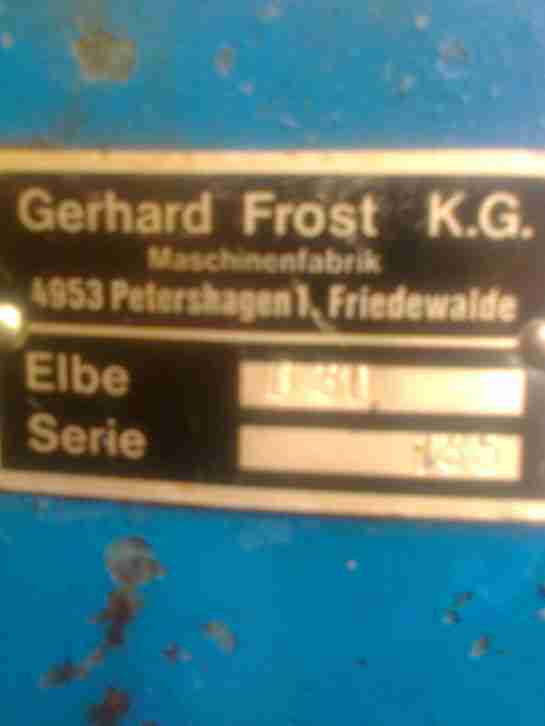 Frost Drehpflug
