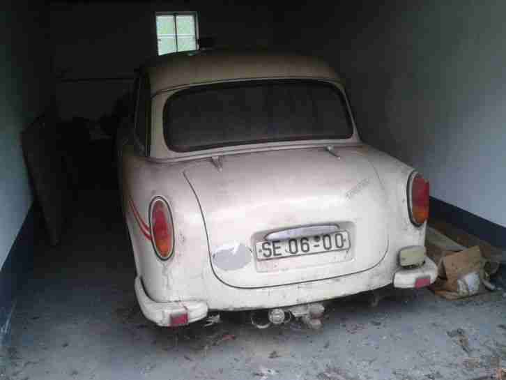 GARAGENFUND Trabant 600 mit AHK & DDR Kennzeichen