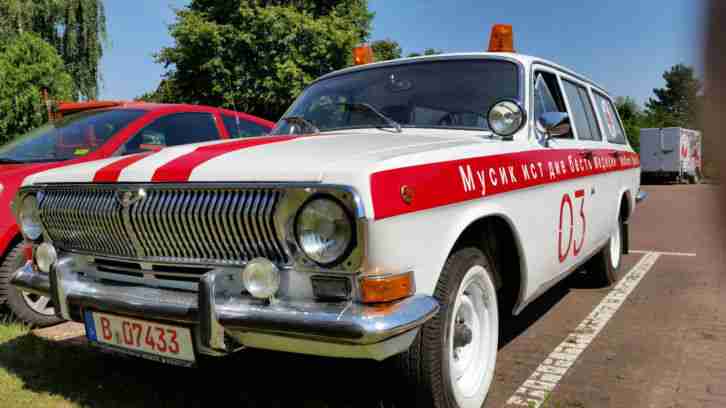 GAZ Wolga 24-03 M 24 Kombi seltener Krankenwagen 1978 Klassiker Oldtimer Orginal