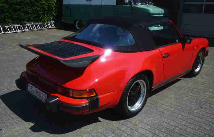 Gepflegter Porsche 911 SC 3,0 Cabriolet H-Zulassung