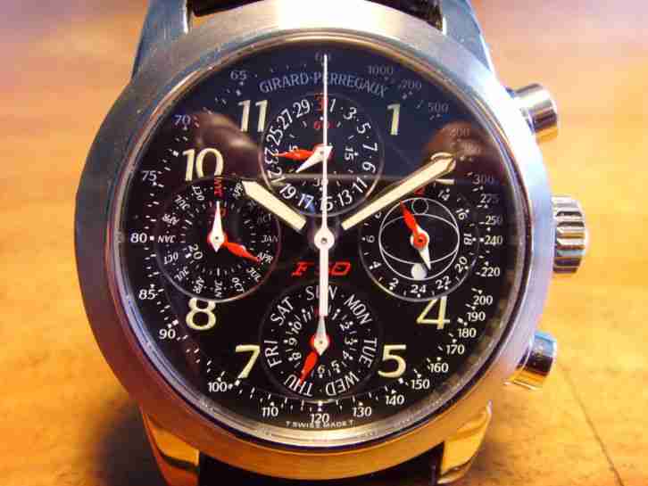 Girard-Perregaux Chronograph - Ferrari F 50 - weißgold - limotiert auf 250 Stück