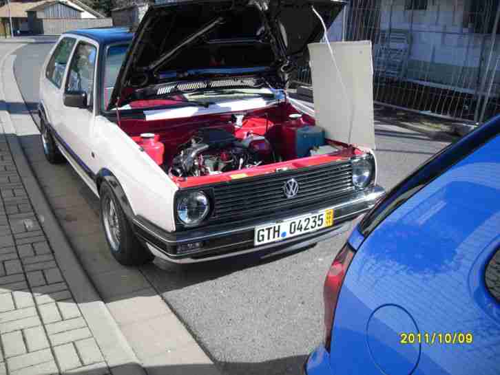 Golf 2 3-Türen Farbe Pink/Schwarz Top zustand !!!Zur Ersatzteilgewinnung/Export