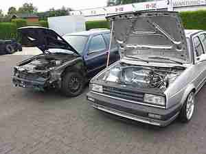 Golf 2 GTI 16V KR Bj.86 Neuaufbau + Golf 3 VR6 Umbauprojekt Top Motor