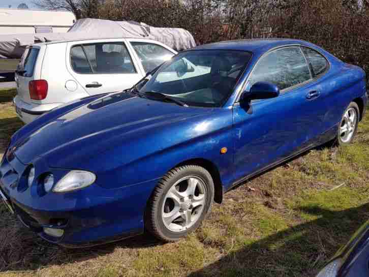 HYUNDAI COUPE FX RD 1.6 116 PS KLIMA ALUFELGEN BJ. 99 LEDER ABS SERVO BLAU D3
