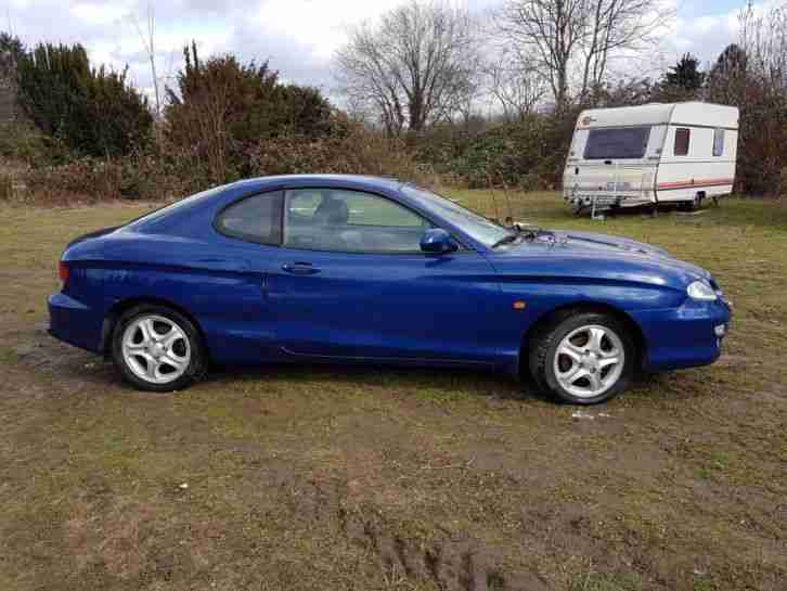 HYUNDAI COUPE FX RD 1.6 116 PS KLIMA ALUFELGEN BJ. 99 LEDER ABS SERVO BLAU D3