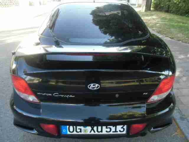 !!! HYUNDAI Coupe 2,0 RD - TÜV NEU, diverse Neuteile, schwarz, 137TKM, Klima !!!