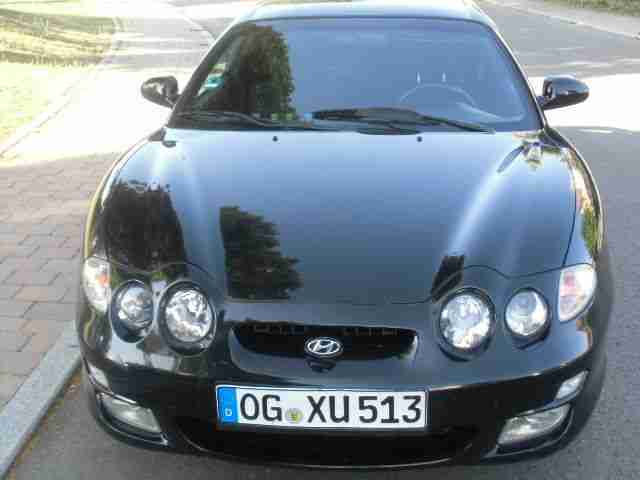 !!! HYUNDAI Coupe 2,0 RD - TÜV NEU, diverse Neuteile, schwarz, 139TKM, Klima !!!