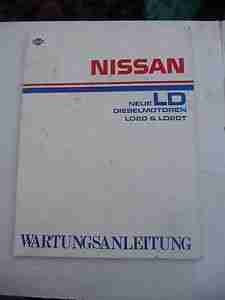 Handbuch, Nissan, Neue LD, Dieselmotoren, LD20 & LD20T Wartungsanleitung,