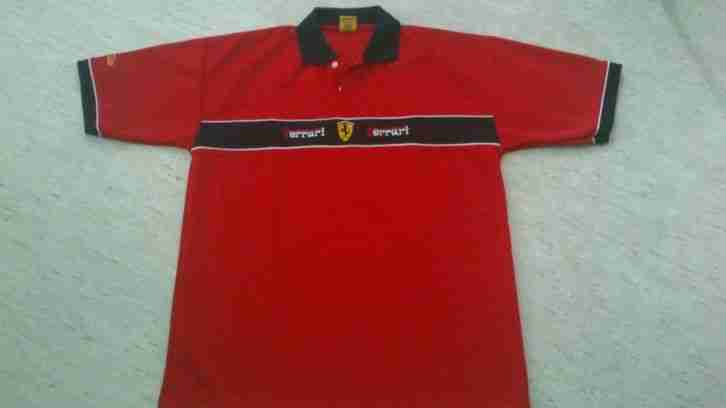 Herren Strickhemd Ferrari Grösse 50