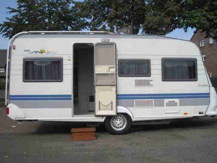 Hobby Excellent 470 Festbett Vorzelt gratis Bj. 1999