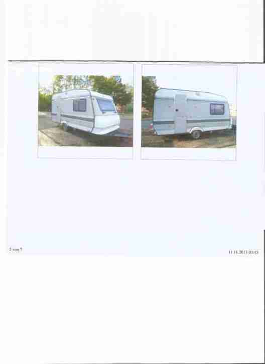 Hobby Wohnwagen 400, Nichtraucher, absoluter topp Zustand, Warmwasserausbau