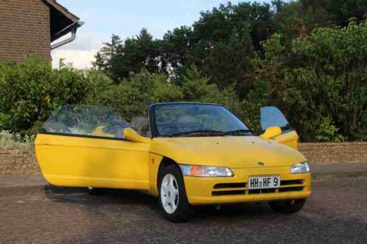 Honda Beat gelb Sammlerzustand 39000KM Klima Rechtslenker HU NEU Zugelassen
