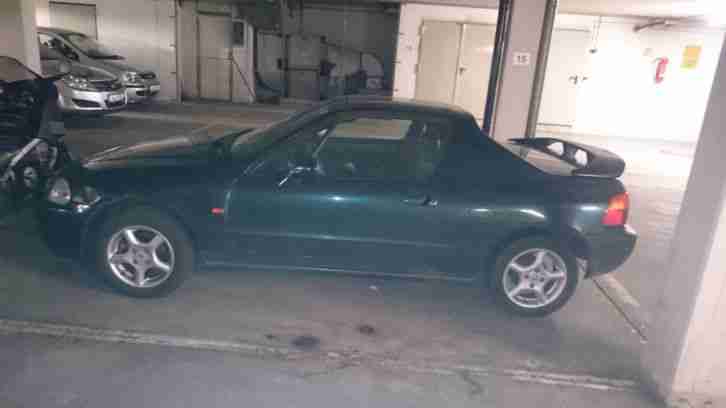 Honda CRX del sol EH6 defekt grün 1996