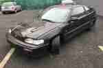 Crx Ed9 In Schwarz Und Mit Einem Austauschmotor.