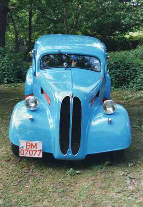 Hot Rod 1954 Ford Popular mit Chevy Implantat Blue Leather Baby,