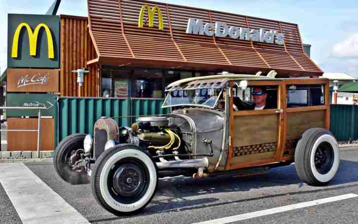 Hot Rod Woody Rat Rod