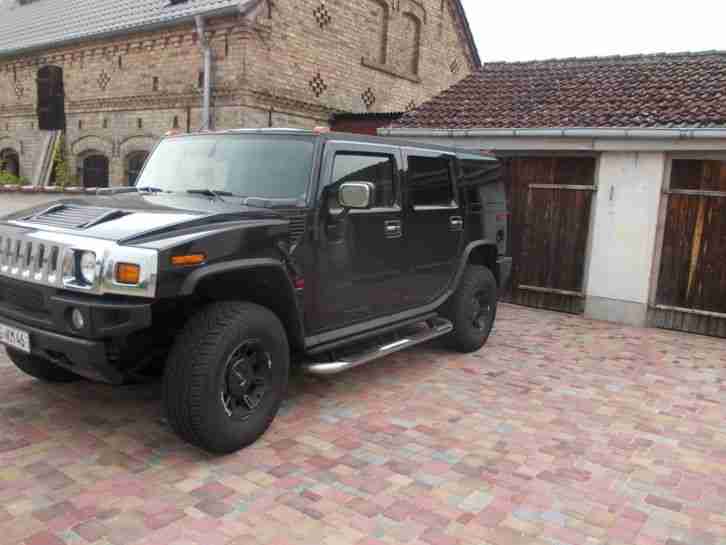 Hummer H2 Tüv 08 2016 Schwarz Gas Anlage