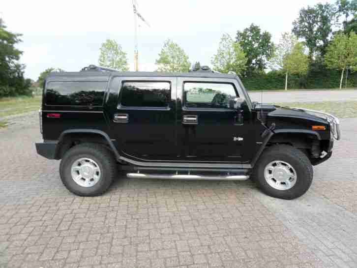 Hummer H2 schwarz gepflegt technisch und optisch top