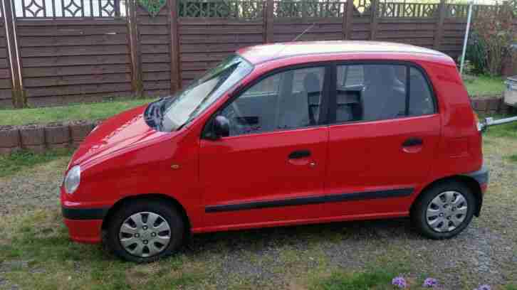 Hyundai Atos Prime farbe rot baujahr 02 2001