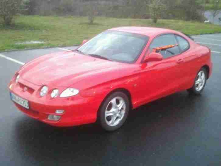 Hyundai Coupe 2.0 Ferrari-Rot TÜV neu