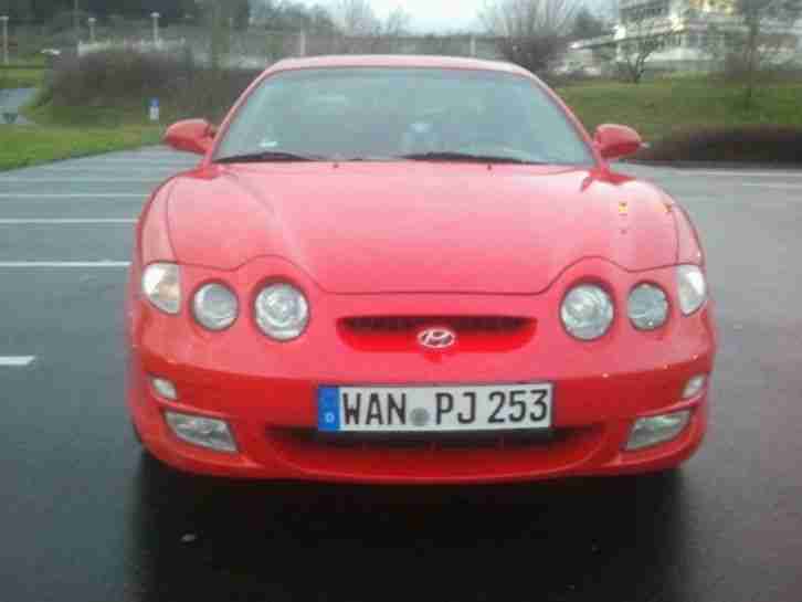 Hyundai Coupe 2.0 Ferrari-Rot TÜV neu