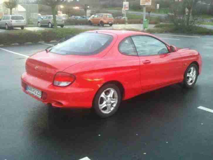 Hyundai Coupe 2.0 Ferrari-Rot TÜV neu