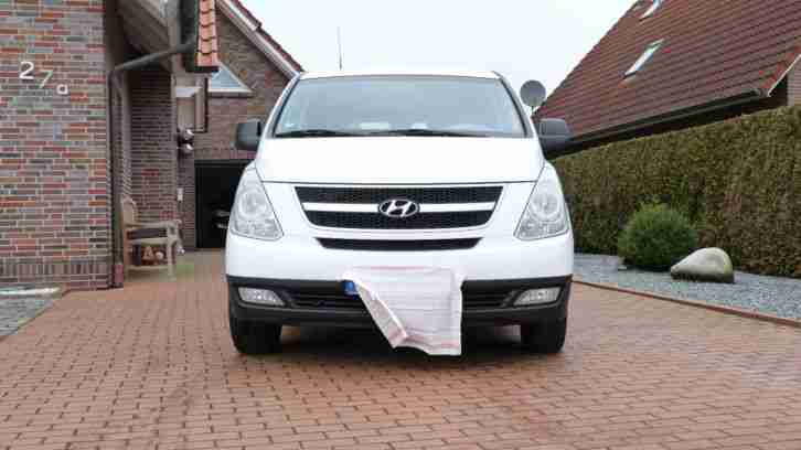 Hyundai H-1, EZ 2011, 108000km, weiß, AHK und Flügeltüren!