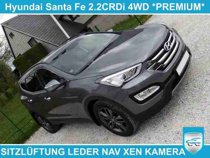 Hyundai Santa Fe 2.2CRDi Premium 4WD eSITZE LEDER SITZLÜFT NAVI XENON KEY 5J.GAR