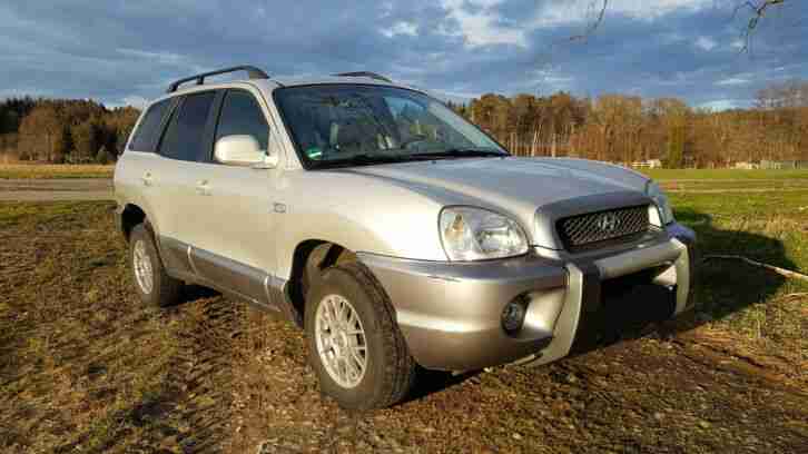 Hyundai Santa Fe LPG Gas Benzin 2WD TÜV 01 2021 AHK Klima Leder Sitzheizung