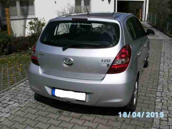 Hyundai i20 Scheckheftgepfl. 1. Hand, Klima, Alufelgen, AHK, 5-türig, <80 Tkm